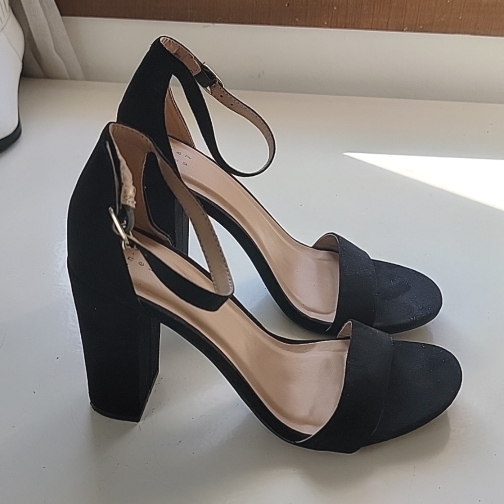 Women's A New Day Ema ankle strap block heels